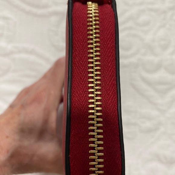 Gucci Red Bamboo Wallet - Picture 14 of 15